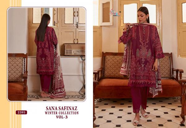 Shree Sana Safinaz Winter Collection 3 Pakistani Salwar Suits Collection